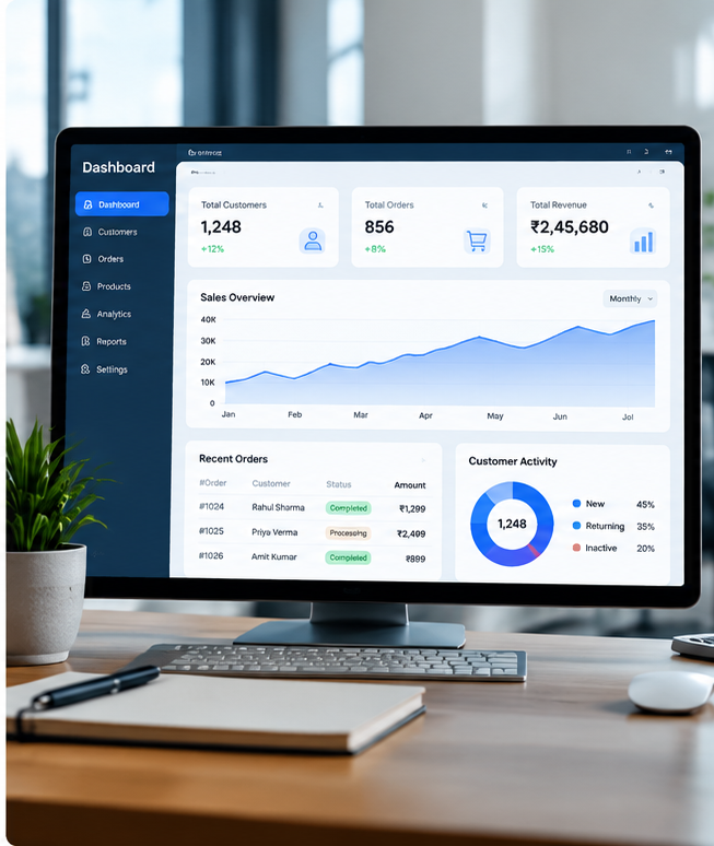 Business Analytics Portal interface preview